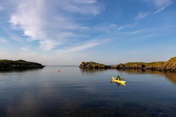 Kayaking at Bousta