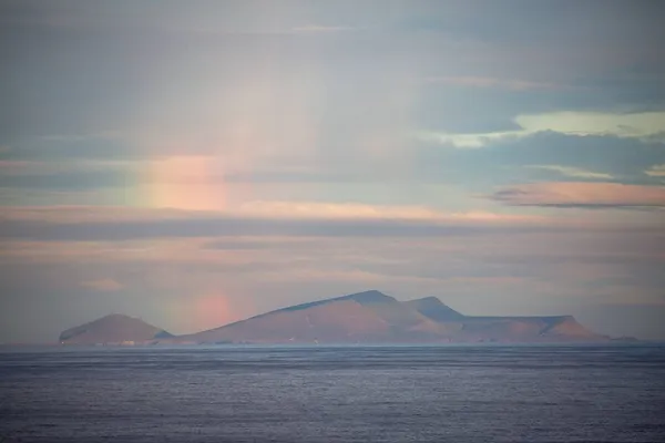 Early morning view of Foula