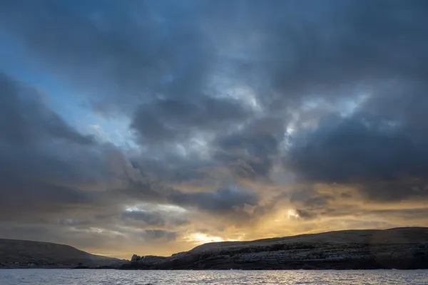 Evening sky over Quarff