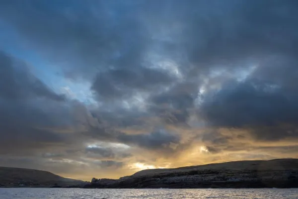 Evening sky over Quarff