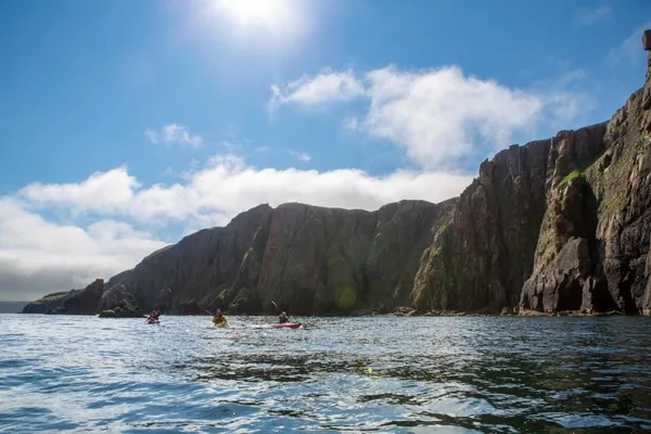 Kayaking at Ronas Voe