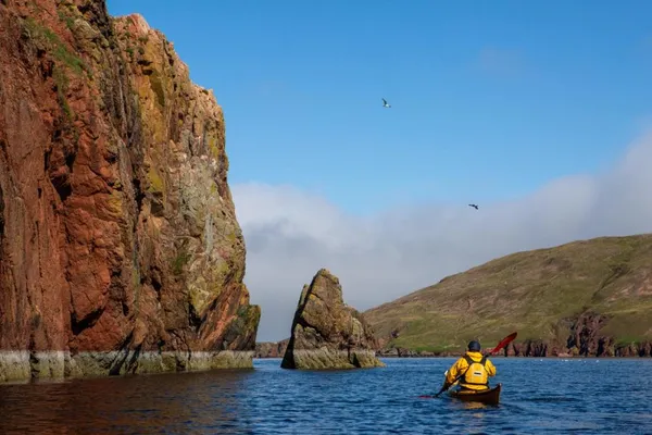 Kayaking at Ronas Voe
