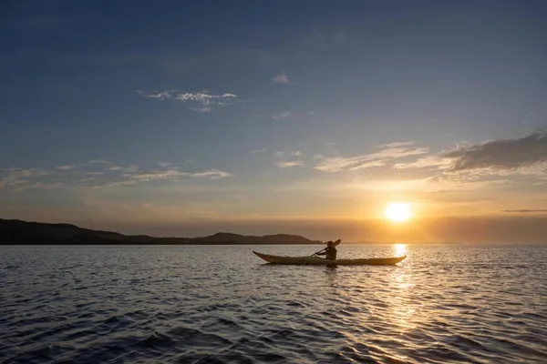 Kayaking at Sunset